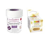 ScrapCooking Colorante Alimentare Porpora + Glitter Alimentare Oro