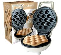 ScrapCooking - Mini Bubble Waffle Factory - Macchina per Waffle a Bolle - Piastra Riscaldante Antiaderente - Apparecchio - Idea Regalo Pasticceria & Cucina - Ricetta Inclusa - 3881