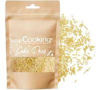 ScrapCooking - Perles Dorées 60 g - Décorations Alimentaires Pâtisserie - Décors Sucrés Comestibles - Boules Sprinkles - Pour Desserts, Gâteaux, Bûches - Noël