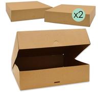 ScrapCooking - Set di 2 Scatole per Dolci - 32 x 32 x 8 cm - Scatole Cartone Ali
