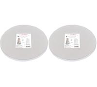 ScrapCooking - Supporto per Torta Rotondo Spesso - Diametro 30 cm - Colore Argento - Piatto Riutilizzabile - Disco Base Rigida per Torta - Cake Board Rigido Pasticceria - Prodotto in Europa - 5206