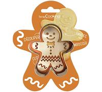 ScrapCooking Taglierina + goffratore in legno Ginger 2091
