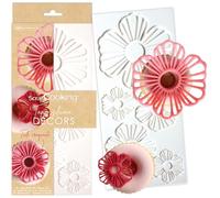 ScrapCooking - Tappetino in silicone per piastrelle fiori - Per creare decorazioni floreali per torte e pasticcerie - 1983