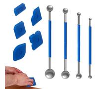 Scraper Tool Set - Caulk Remover Tool Kit | Utensili per caldaie in silicone | Sigillante più liscio per la riparazione e l'abbellimento di spazi vuoti murali, cucina, ristrutturazione casa, fai da te