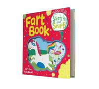 Scratch and Sniff Fart book Unicorn (Libro di cartone)