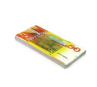 Scratch Cash 100 x ƒ 50 Fiorini Olandesi Soldi per Giocare (Dimensioni Reali)