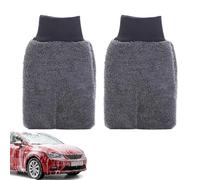 Scratch Free Microfiber Car Wash Mitt 2 Piece Cleaning Gloves