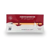 Scratch Lover - The New Infinity Pencil - matita con punta infinita fino a 20000 m di scrittura - per scrivere e disegnare, 200 matite HB normali (Arancione)