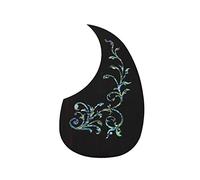 Scratch Plate per Acustica Chitarra Battipenna Per Chitarra Acustica Adesivo Per Battipenna Autoadesivo Resistente All'abrasione E Ai Graffi Battipenna per Chitarra Acustica (Color : 01)