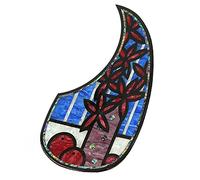 Scratch Plate per Acustica Chitarra Chitarra Professionale In Legno Di Rosa Conchiglia Intarsiata Bellissimo Modello Accessori Per Battipenna Battipenna per Chitarra Acustica (Color : 02)