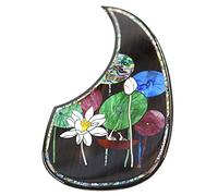 Scratch Plate per Acustica Chitarra Chitarra Professionale In Legno Di Rosa Conchiglia Intarsiata Bellissimo Modello Battipenna Parti Di Chitarra Fai-da-te Battipenna per Chitarra Acustica (Color : 0