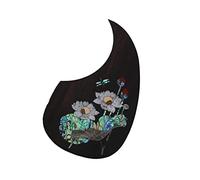 Scratch Plate per Acustica Chitarra Piastra Di Protezione Per Plettro Professionale In Legno Massello Per Chitarra Autoadesiva Per Chitarra Da 40-43 Pollici Battipenna per Chitarra Acustica (Color :