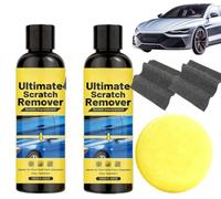 Scratch Remover, 100 Ml Rimuovi Graffio Auto, Elimina Rapidamente Graffio E Macchie D'acqua In 60 Secondi, Adatta A Tutti I Colori Di Vernice, Delicato sulla carrozzeria (2 bottiglia)