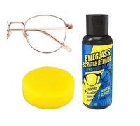 Scratch Remover Eyeglasses, 3.23x1.14 Inches, Sunglasses Cleaner for Yellowing Lenses, Shiny Solution with Easy Application and Safe Formula, Accessory for Watch Screen Windshield Phone Camera Window