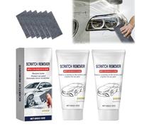 Scratch Remover Pasta per La Riparazione Di Graffi Dell'auto Con Panno Nano Scintillante, Crema per La Riparazione Di Graffi Dell'auto Cera Lucidante Kit per La Rimozione Di Graffi