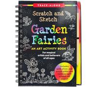 Scratch & Sketch Garden Fairies (Trace Along)