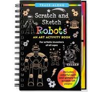 Scratch & Sketch Robots (Trace-Along) (Copertina rigida)