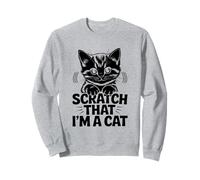 Scratch That I'm a Cat Amo i gatti Feline Pet Meow Love Cats Felpa