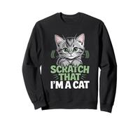 Scratch That I'm a Cat Amo i gatti Feline Pet Meow Love Cats Felpa