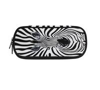 SCRAWLGOD Astuccio per ragazze, astuccio per matite e penne, cancelleria per la scuola e i bambini, Zebra, Taglia unica, Astuccio per trucchi