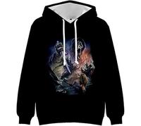 Scream 7 Ghostface Felpa con cappuccio Halloween Horror Movie Inverno Moda Unisex Casual Manica Lunga Streetwear Felpe Top, Stile 7, XXL