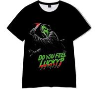 Scream 7 GhostfaceHoodie Halloween Horror Movie t-shirt estate unisex casual elegante design t-shirt cosplay top, Stile 7, S