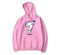 Scream 7 Movie Ghostface Felpa con cappuccio - Horror Unisex Pullover Felpa, grafica spaventosa a maniche lunghe Streetwear per i fan, rosa, XXS