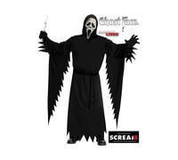 Scream Costume Adulti Fantasma Viso Fun World Ufficiale per Anni Maschera + V