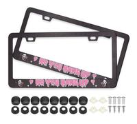 Scream Ghost Funny Skull Face No You Hang Up - Cornice per targa in acciaio inox con tappi a vite e 2 fori, da donna (senza appendere)