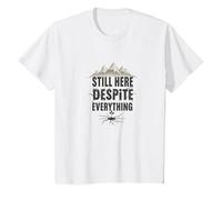 Scream Queen: Gli orrori persistono, ma Lo Faccio Anche io Maglietta, Bambini, Bianco, 10 Anni