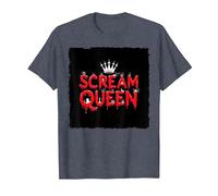 Scream Queen: spettrale regalità di Halloween per i Fan dell'orrore Maglietta, Uomo, Pervinca, 3XL
