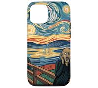 Scream Starry Night Mashup Arte espressionista surreale Custodia per iPhone 12/12 Pro