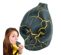 Screaming Aztec Death Whistle, Loud War Whistle for Halloween Fun, Unique Cultural Exhibition Piece, Great for Gifting Parties, Sacrifice Themes, and Historical Displays