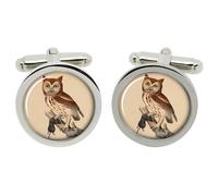 Screech Gufo - Rosso Gufo Gemelli IN Cromo Scatola