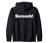 Screech - Simpatico Suono di Rumore Divertente Preferito fingere di Essere Uccello Amore Felpa con Cappuccio