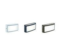 SCREEN APPLIQUE DA ESTERNI LUCE 3000K O 4000K IP54 LED 10W BIANCA MARRONE O ANTRACITE DI SOVIL