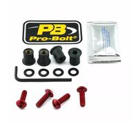 Screen Bolt Aluminium PRO BOLT Red 23210672