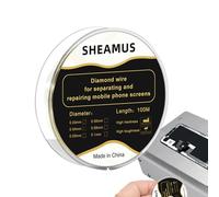 Screen Cutting Wire, 100 metri, cavo di separazione dello schermo LCD, 0,03 mm - 0,08 mm, filo di taglio preciso per cellulare, accessorio per la riparazione quotidiana, uomini, donne, casa, telefoni