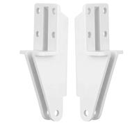 Screen Door Closer Brackets (2 Pack) | ABS, 10.5cm | Weatherproof Hardware Replacement For Door Closer | Frame & Column Mounting Brackets (Screws Not Included)