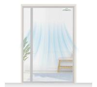 SCREEN DOOR Zanzariera Magnetica per Porta 130x240cm | Zanzariera Reversibile con Apertura a Sinistra/Destra, Accesso Facile, Protezione Insetti - Grigio