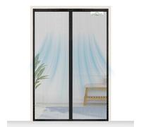 SCREEN DOOR Zanzariera Magnetica per Porta 145x150cm | Zanzariera di Alta Qualità, Protezione Insetti, Facile da Montare - Nero