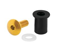 Screen Fit-Kits, kit dadi gommati con viti e rondelle (5 MA) 10 pz Oro