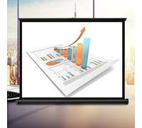 Screen for Projector Retractable Projector Screen Table Top Projection Screen 20inch 30inch 40inch 50inch Portable Movie Screen for Home Cinema Indoor Outdoor Travel Camp