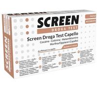 Screen Pharma Droga Test Capello rileva 4 sostanze, 1 test
