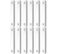 Screen Magnets, Magnet Strips, 12-Piece Adhesive Set Secures Screens Panels, Rust-Resistant Clips with Strong Grip and Easy Install, Window Hardware for Nursery Patio Rv School Use
