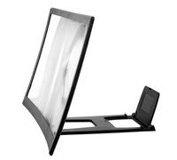 Screen Magnifier - 12 Inch 3D HD Phone Magnifier, Foldable Adjustable Magnifying Screen | Phone LCD Enlarger For Home Office Travel Living Room Bedroom Desktop Couch Bedside Movies Cartoons