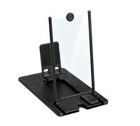 Screen Magnifier - Foldable Stand with Wireless Remote Control, 3D HD Mobile Phone Magnifier Projector Screen for Movies, TV, Games, Video Entertainment at Home, Travel, Bedroom, Living Room