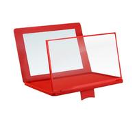 Screen Magnifier for Cellphone, 12 Inch Projector Amplifier, Adjustable Angle Smartphone Screen Enlarger with Mirror, Foldable Stand Design, Movie Video Game Tool, TV Video Entertainment Gadget