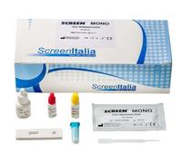SCREEN TEST RAPIDO SCREEN TEST MONONUCLEOSI INDIVIDUAZIONE QUALITATIVA ANTICORPI ETEROFILI IN SANGUE INTERO/SIERO/PLASMA MEDIANTE IMMUNOCROMATOGRAFIA 25 PEZZI
