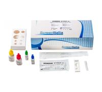 TEST RAPIDO STREPTOCOCCO TAMPONE FARINGEO SCREEN 2 PEZZI SELF TEST STREP A